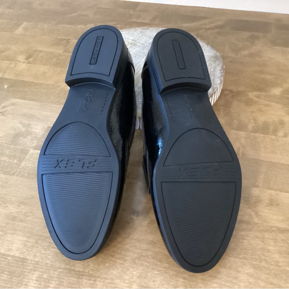 LifeStride Soft System Madison Black Crinkle Loafers Sz 8.5M NWOB - Picture 6 of 7